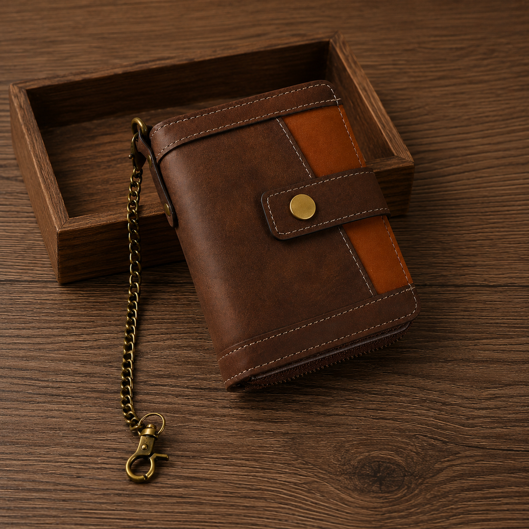 Compact Leather Wallet