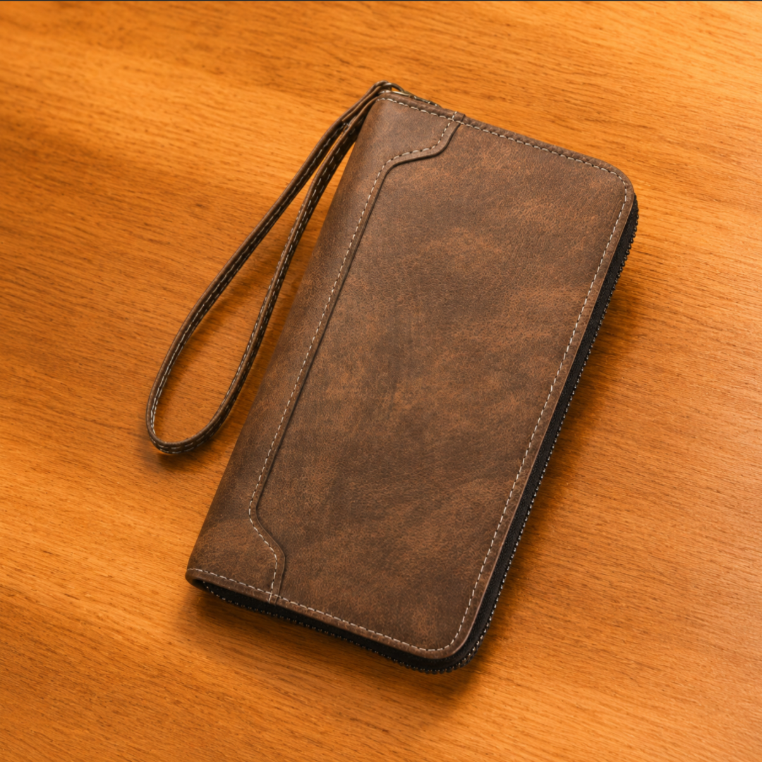 Classic Spacious Wristlet Wallet