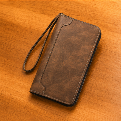 Classic Spacious Wristlet Wallet