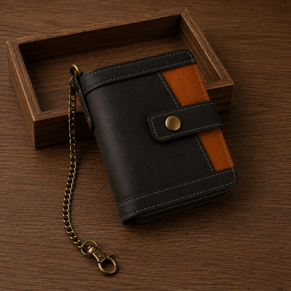 Compact Leather Wallet