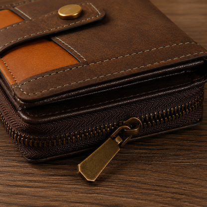 Compact Leather Wallet