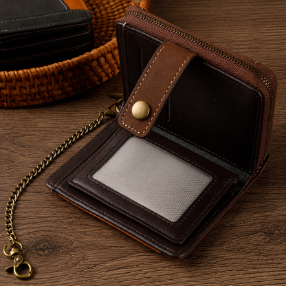 Compact Leather Wallet