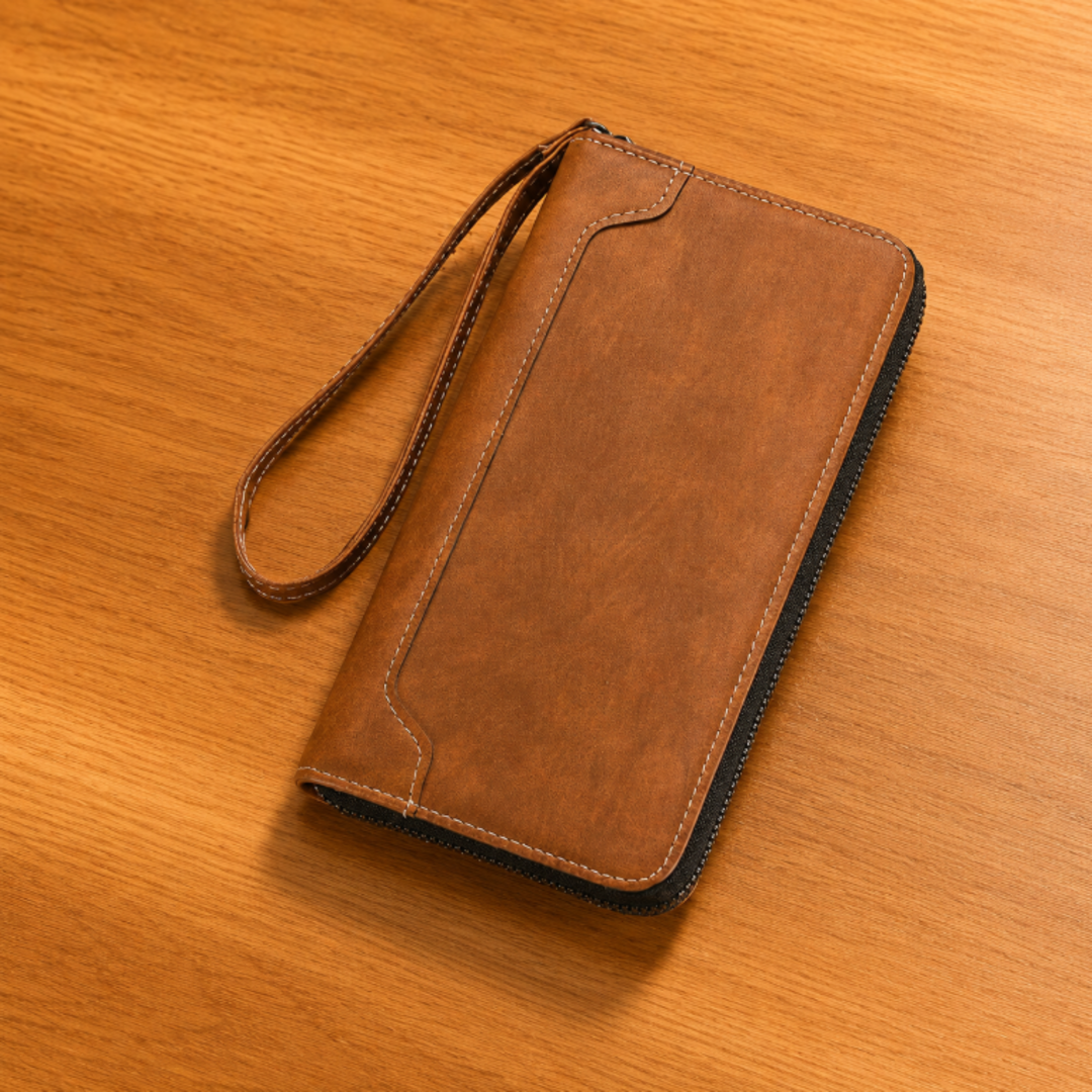 Classic Spacious Wristlet Wallet