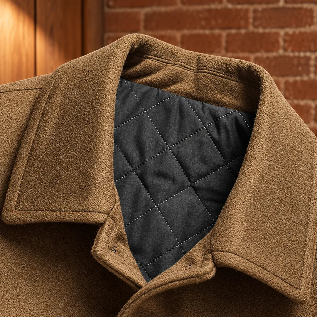 Wool Button Front Jacket