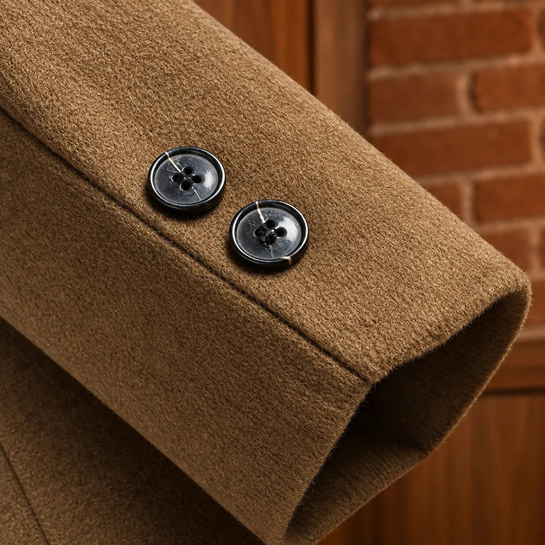 Wool Button Front Jacket