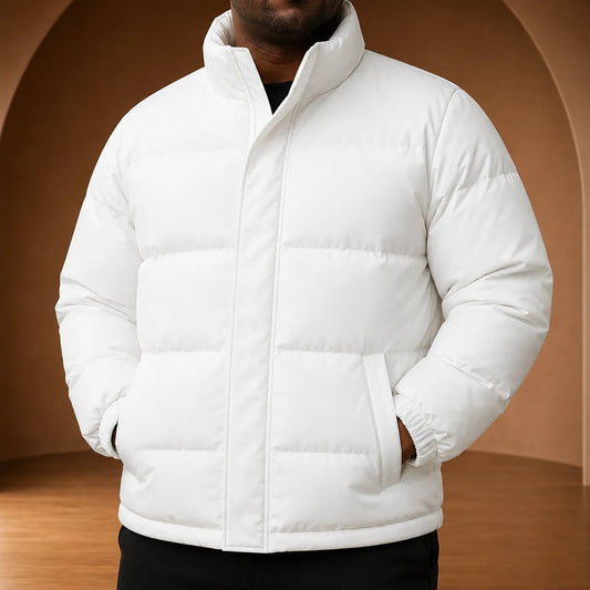 Zip-Up Insulated Puffer Jacket