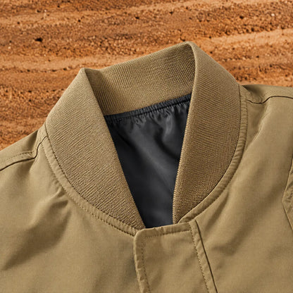 Zip Front Bomber Jacket