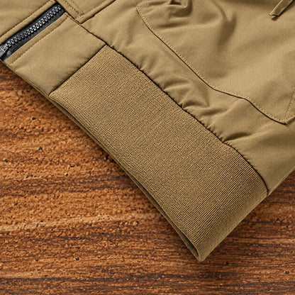 Zip Front Bomber Jacket