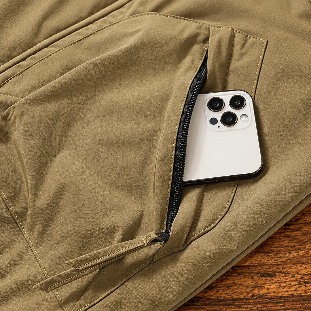 Zip Front Bomber Jacket