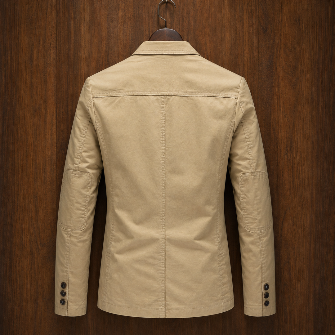 Refined Three Button Blazer