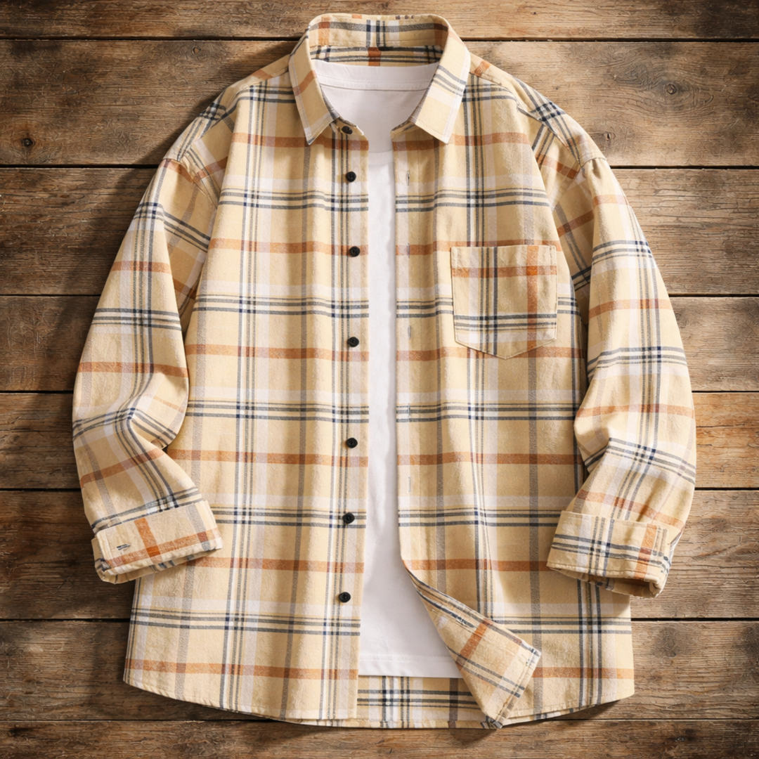 Cotton Plaid Shirt