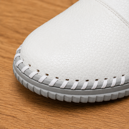 Authentic Leather Slip-Ons