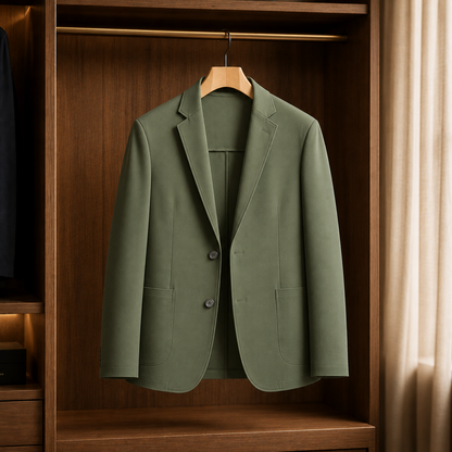 Classic Cotton Suit Blazer