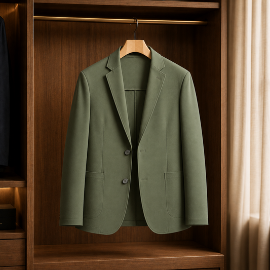 Classic Cotton Suit Blazer
