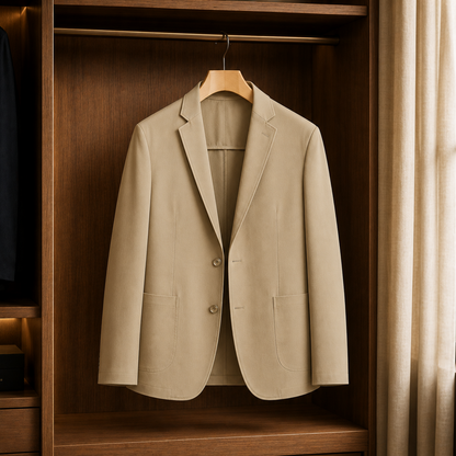 Classic Cotton Suit Blazer