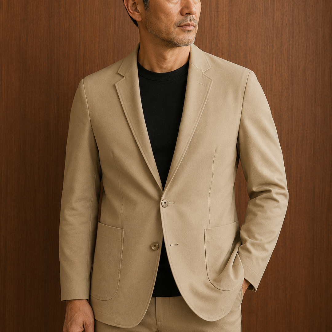 Classic Cotton Suit Blazer