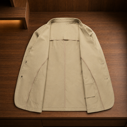 Classic Cotton Suit Blazer