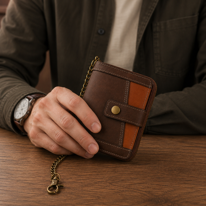Compact Leather Wallet