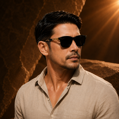 Square Full Rim Sunglasses